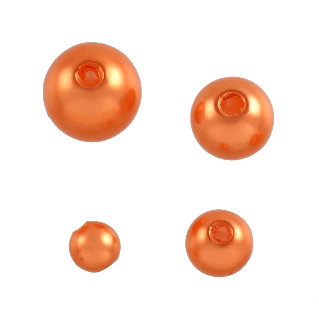 12 Pack: Pearl Plastic Round Beads by Bead Landing™